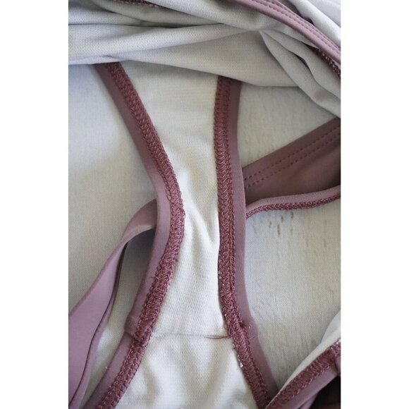 Fashion Nova Womens Mauve One-Piece Swimsuit - Size M - Picture 6 of 9